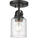 Kinsley 1 Light 5.25 inch Matte Black Flush Mount Ceiling Light