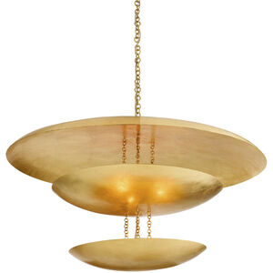 Florko 6 Light 42 inch Gold Leaf Grand Chandelier Ceiling Light