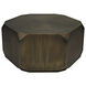 Tytus 36 X 36 inch Aged Brass Coffee Table