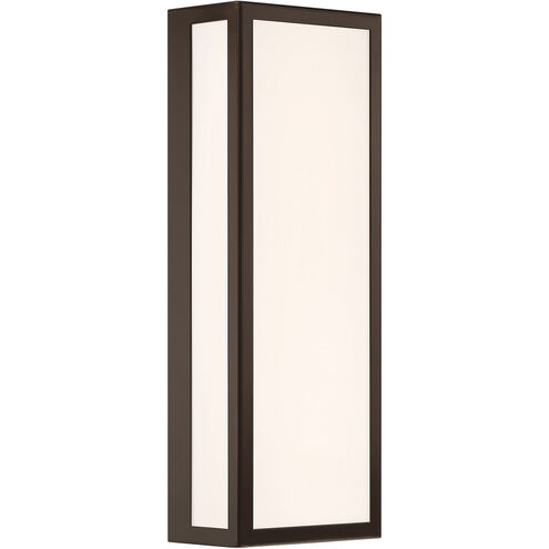 GEO LED 18 inch Bronze Outdoor Wall Sconce