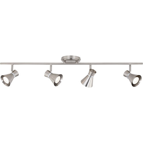 Alto 4 Light 120 Brushed Nickel and Chrome Directional Light Ceiling Light