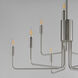 Abner 9 Light 32 inch Satin Nickel Chandelier Ceiling Light