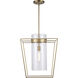 Nova 1 Light 18 inch Antique Gold Pendant Ceiling Light