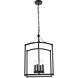 Janet 4 Light 15 inch Black Pendant Ceiling Light