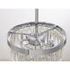 Canada 3 Light 11.8 inch Chrome Chandelier Ceiling Light