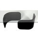 Varicka 66 X 30 inch Matte Black Coffee Table