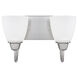 Trenton 2 Light 12.75 inch Brushed Nickel Vanity Light Wall Light