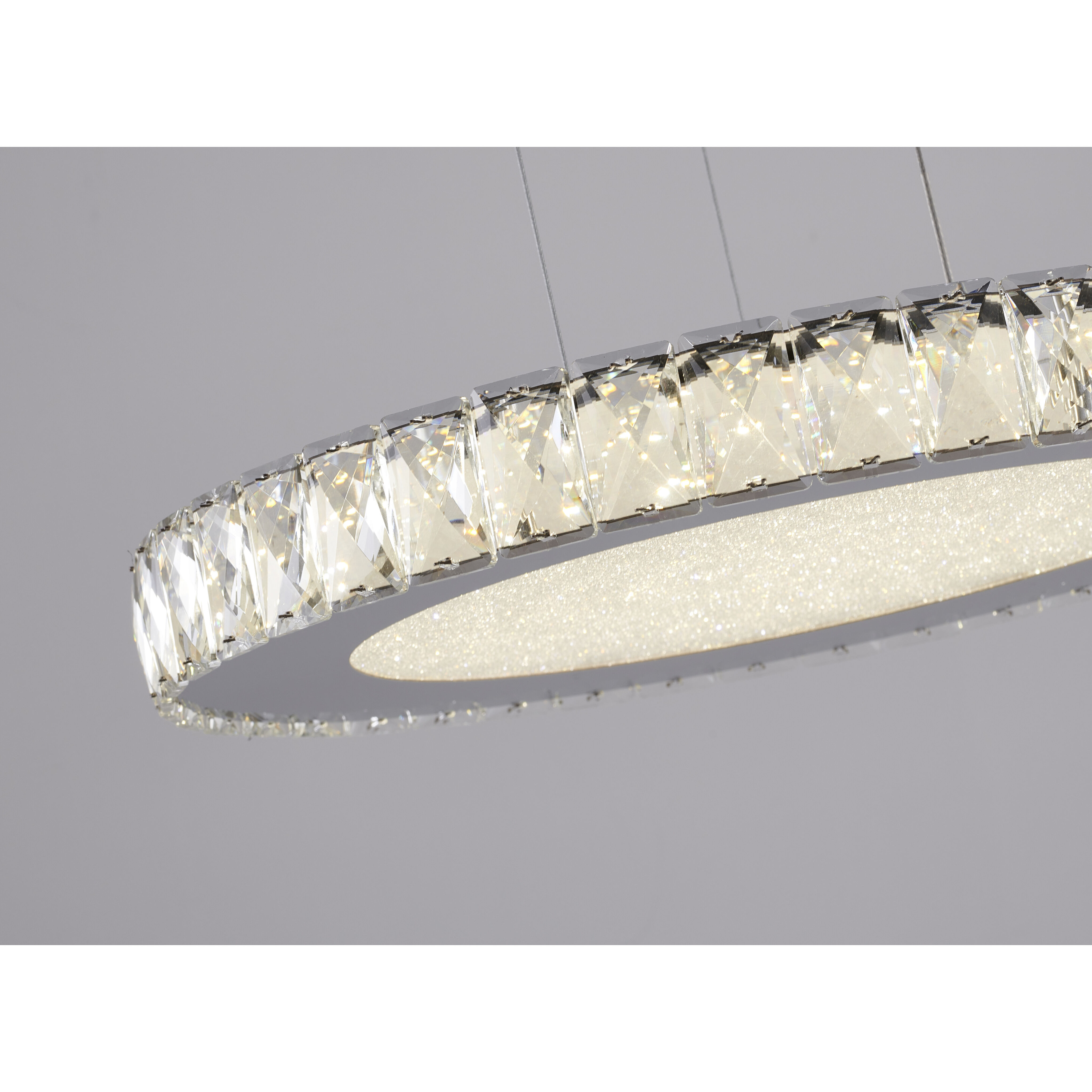 Canada LED 17 inch Chrome Chandelier Ceiling Light