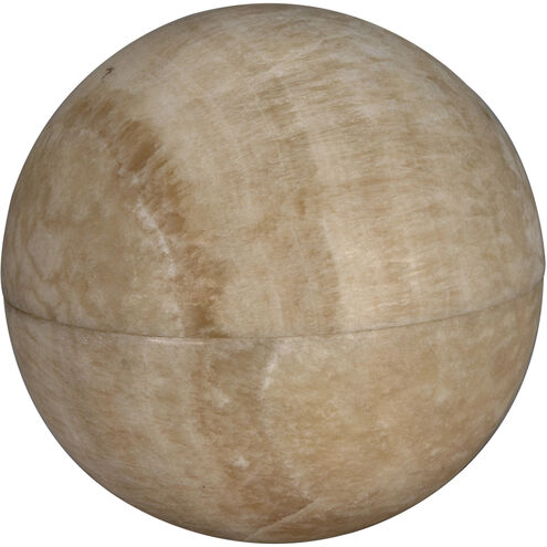 Onyx Globe 15 inch 40.00 watt Natural Table Lamp Portable Light, Medium