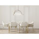Keaton LED 33.5 inch Gold Chandelier Ceiling Light