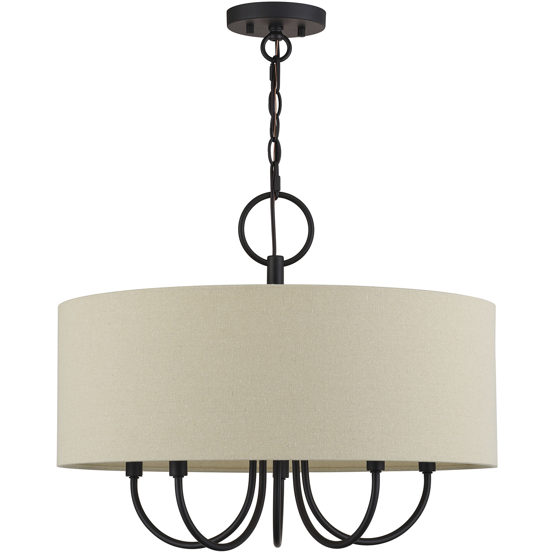 Bellingham 5 Light 22 inch Bronze Pendant Chandelier Ceiling Light