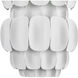 Swoon Sconce Wall Light in Matte White, Smithsonian Collaboration