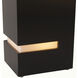 Zen 28 inch 22.00 watt Espresso and Brushed Nickel Table Lamp Portable Light