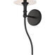 Mairbourne 1 Light 6.5 inch Matte Black Indoor Wall Sconce Wall Light