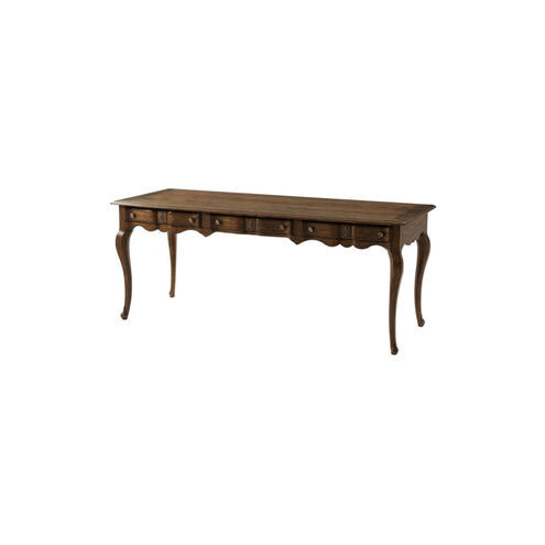 Tavel 76 X 30 inch Beech with Knotty Walnut Veneer Writing Table