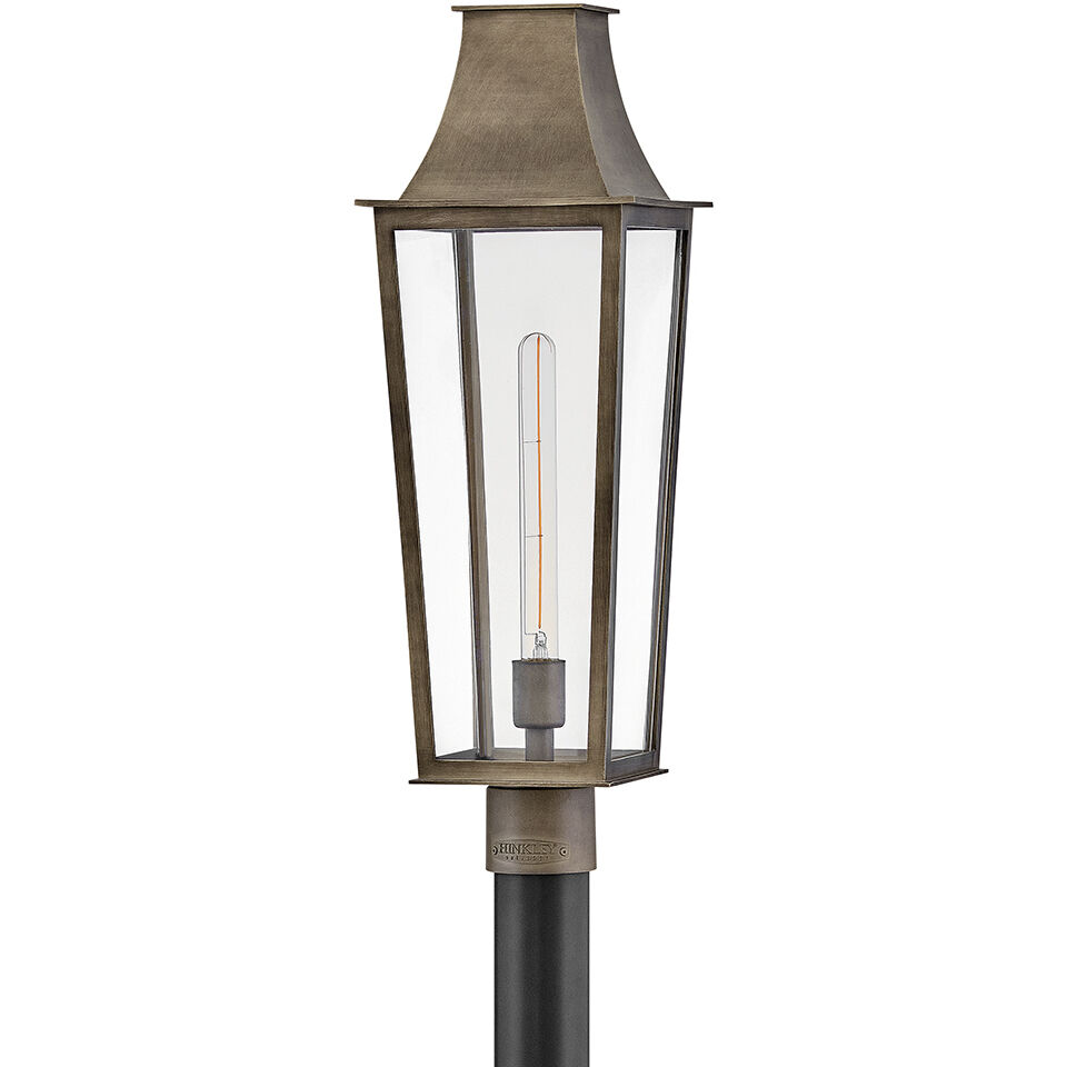 Coastal Elements Georgetown 1 Light 25.5 inch Burnished Bronze Outdoor Post Mount