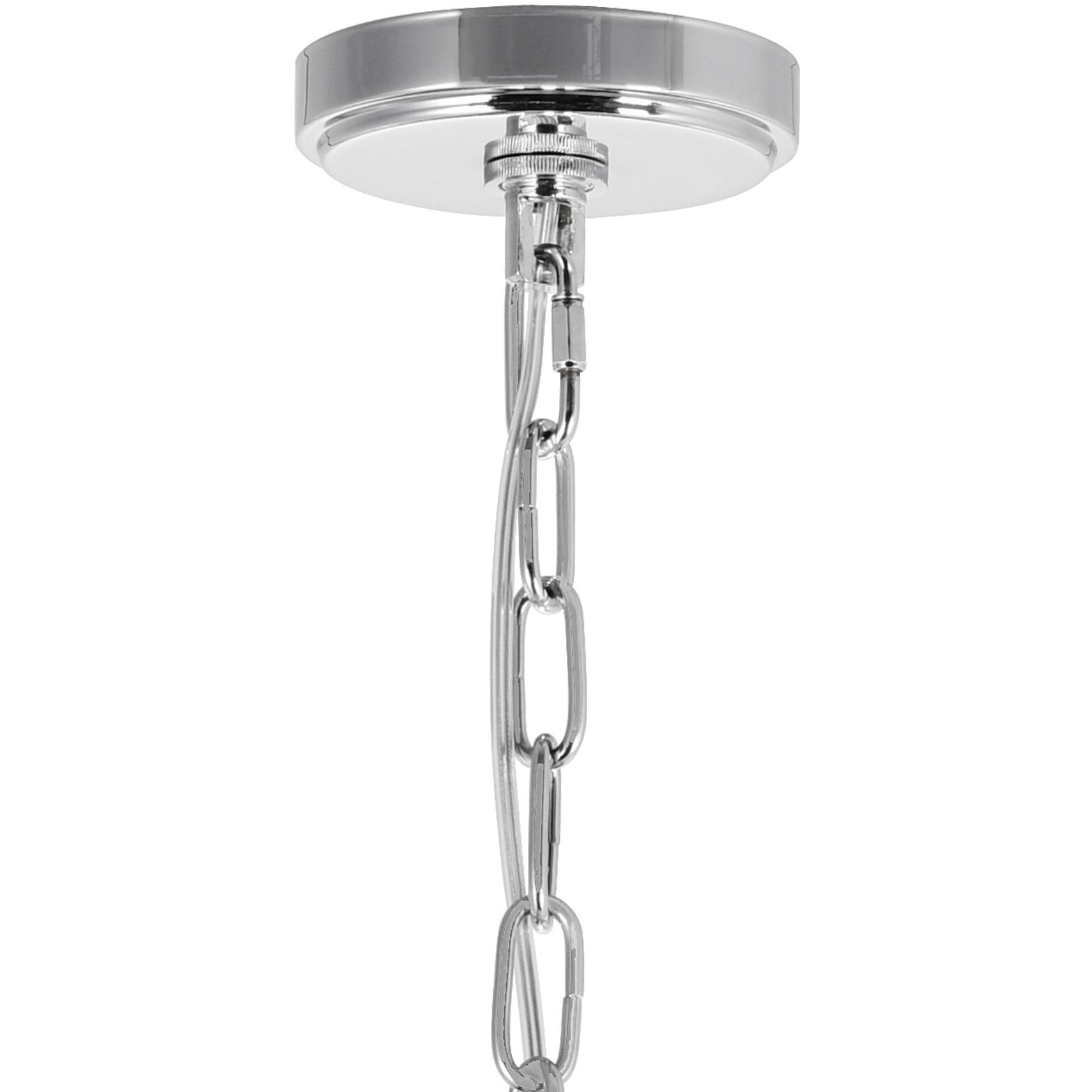 Enchanted 6 Light 20 inch Chrome Down Chandelier Ceiling Light