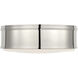 Chapman & Myers Marden LED 17.5 inch Polished Nickel Flush Mount Ceiling Light