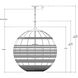Lapsley 1 Light 34 inch White Orb Chandelier Ceiling Light