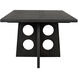 Carlo 84 X 40 inch Ebony Walnut Dining Table