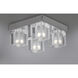 Blocs LED LED 8 inch Polished Chrome Flush Mount Ceiling Light
