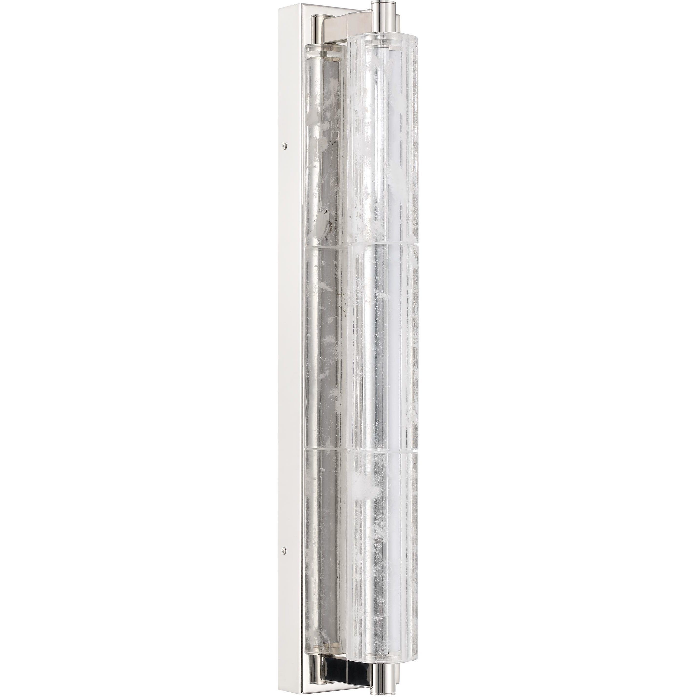 Crystallo LED 4.88 inch Polished Nickel Wall Sconce Wall Light