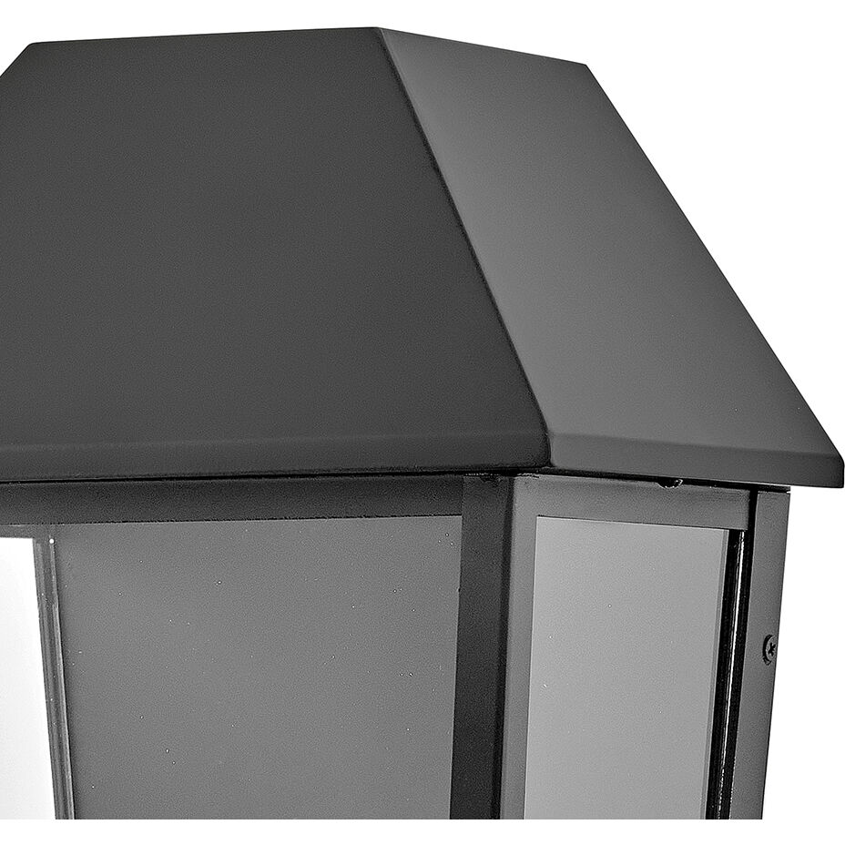 Maclin 1 Light 19.5 inch Black Outdoor Wall Mount