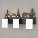 Acadia 3 Light 23 inch Bronze Bathroom Light Wall Light