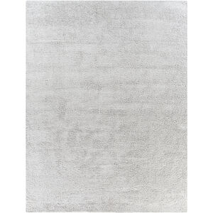 Deluxe Shag 122.05 X 94.49 inch Light Slate Machine Woven Rug in 8 x 10, Rectangle