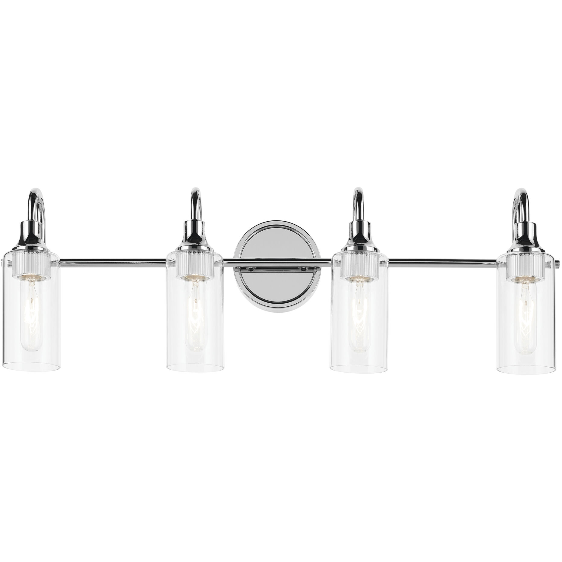 Kavi 4 Light 31.5 inch Chrome Vanity Light Wall Light