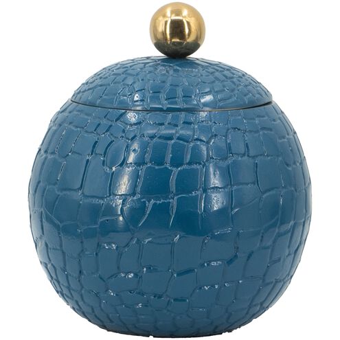 Crocodile Blue Pot