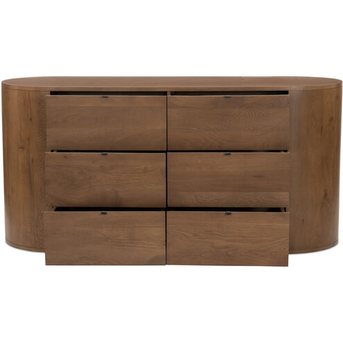 Theo Brown Dresser, 6 Drawer