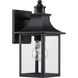 Chancellor 1 Light 11 inch Mystic Black Outdoor Wall Lantern