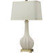 Fluted Ceramic 1 Light 19.00 inch Table Lamp