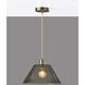 Zoe 12.25 inch Antique Brass Pendant Ceiling Light