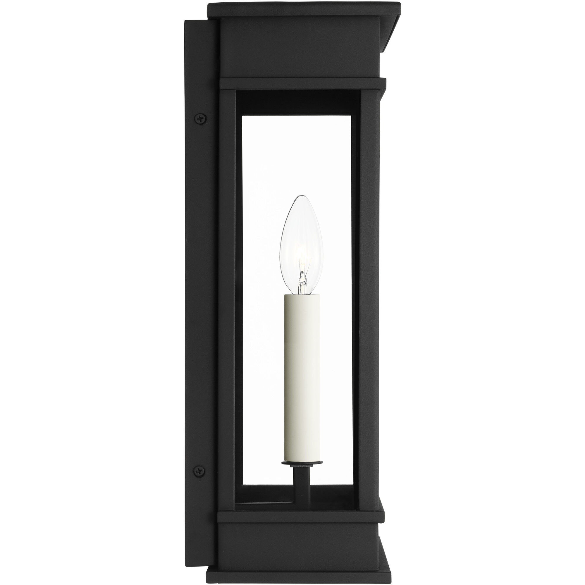 C&M by Chapman & Myers Cupertino 1 Light 10.25 inch Textured Black Outdoor Wall Lantern