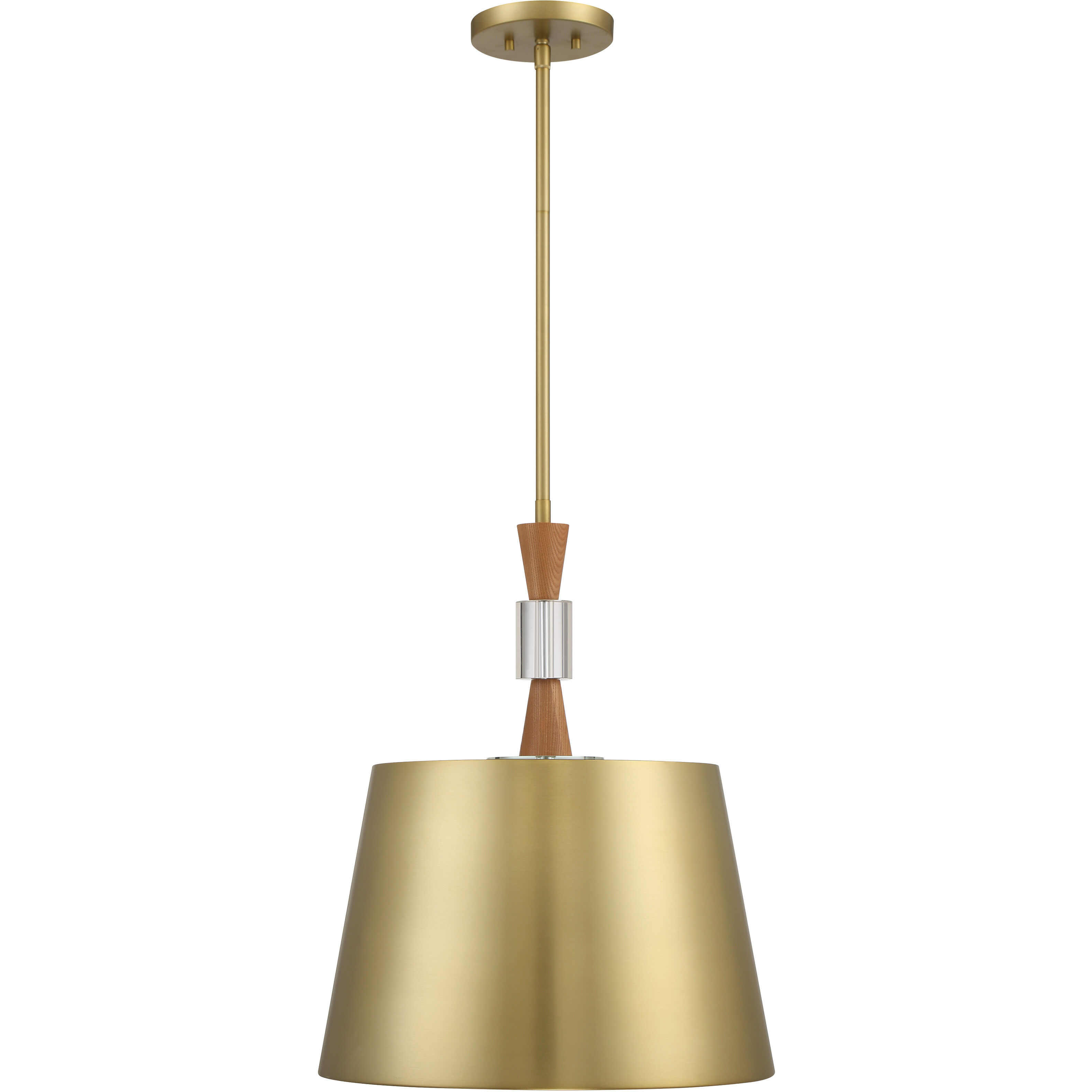 Baratti 3 Light 18.13 inch Soft Brass Pendant Ceiling Light