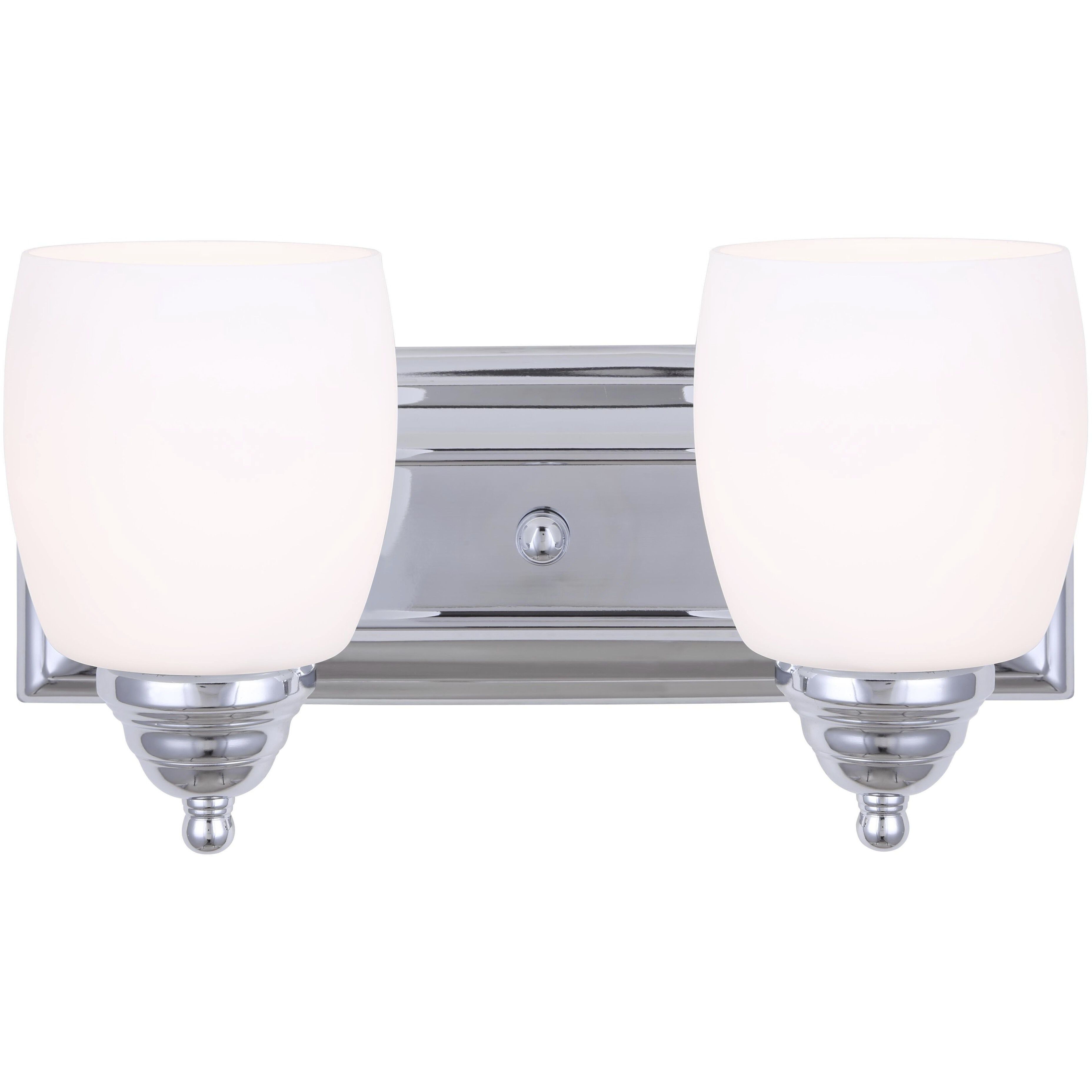 Madison 2 Light 14 inch Chrome Vanity Light Wall Light