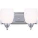 Madison 2 Light 14 inch Chrome Vanity Light Wall Light
