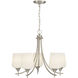 Octave 5 Light Satin Nickel Chandelier Ceiling Light, Essentials