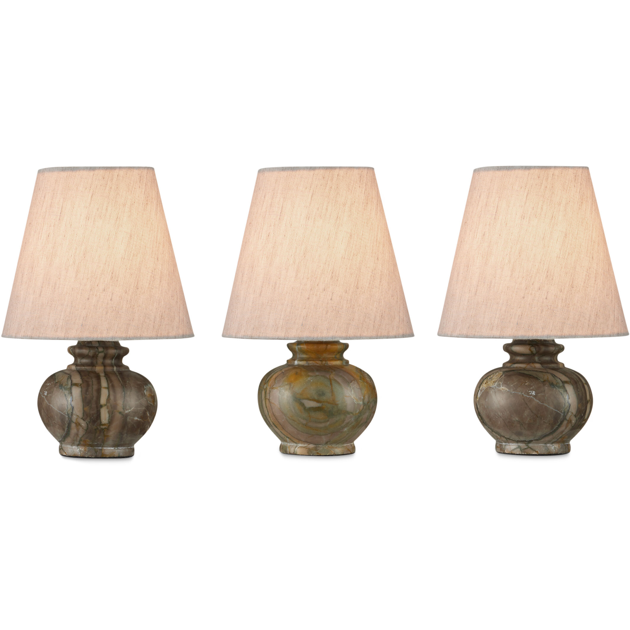 Piccolo 9 inch 25.00 watt Natural Green Mini Table Lamp Portable Light