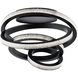 Beyond Jangle LED 28.5 inch Black Flush Mount Ceiling Light