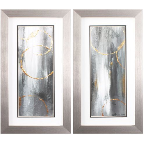 Abstract Collection Gray Framed Art