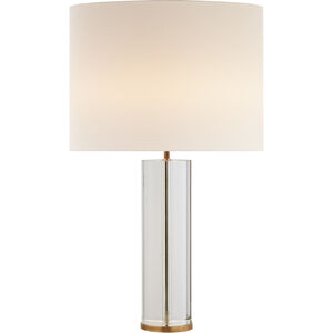 AERIN Lineham 29.5 inch 60.00 watt Crystal with Brass Table Lamp Portable Light in Crystal and Hand-Rubbed Antique Brass