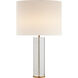 AERIN Lineham 29.5 inch 60.00 watt Crystal with Brass Table Lamp Portable Light in Crystal and Hand-Rubbed Antique Brass