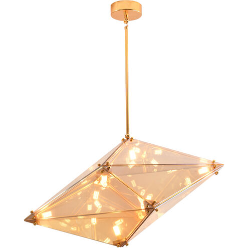 Canada 9 Light 12 inch Gold Chandelier Ceiling Light