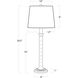 Coastal Living Perennial 29.5 inch 150.00 watt Ebony Table Lamp Portable Light, Buffet Lamp