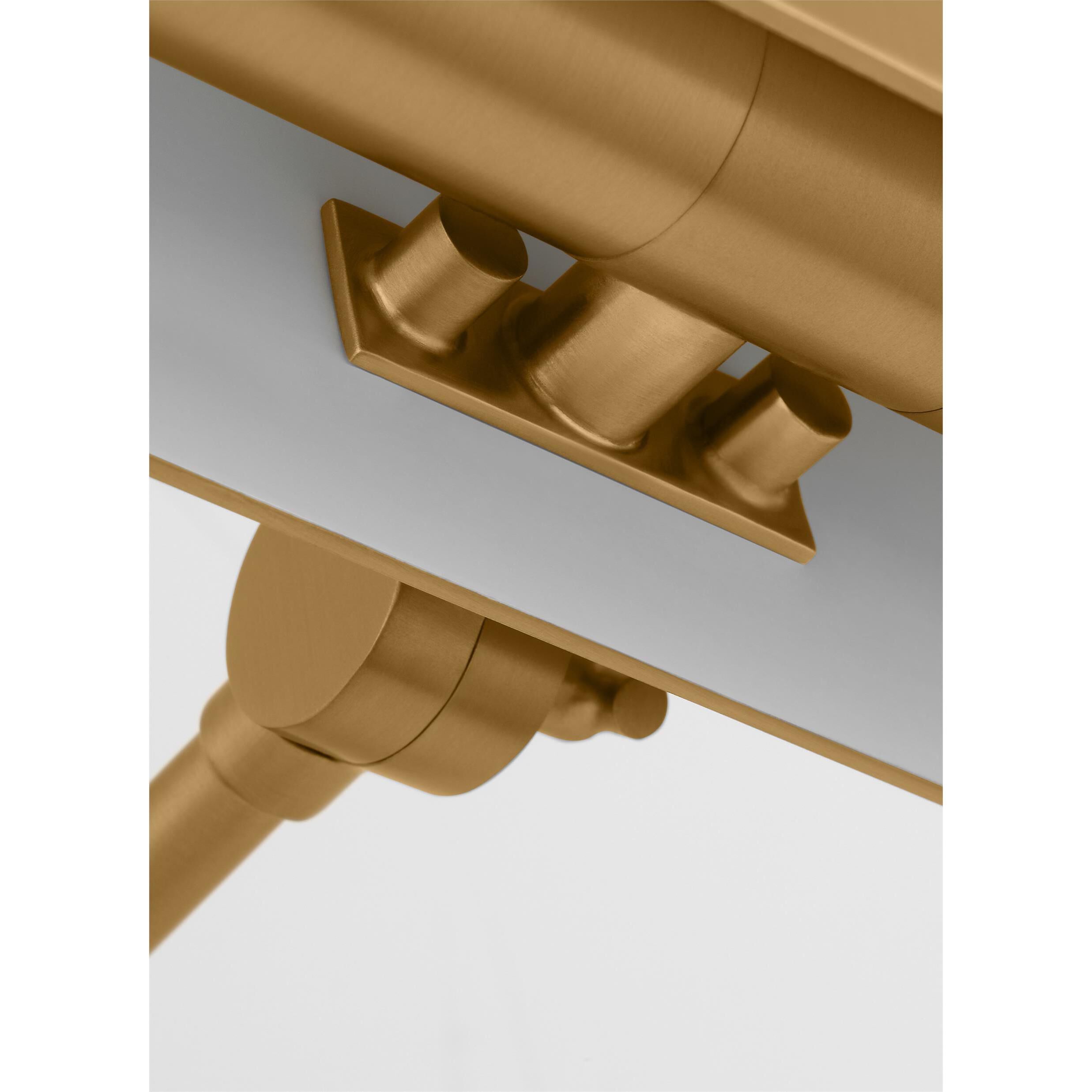 C&M by Chapman & Myers Hull 50 watt 13 inch Burnished Brass Picture Light Wall Light