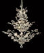 Orchid 13 Light 27 inch Chrome Dining Chandelier Ceiling Light in Royal Cut
