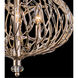 Bask 3 Light 18 inch Gold Dust Pendant Ceiling Light